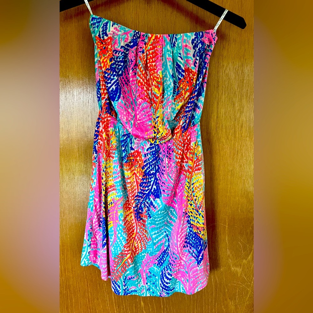 Lily Pulitzer Strapless Dress Size Small